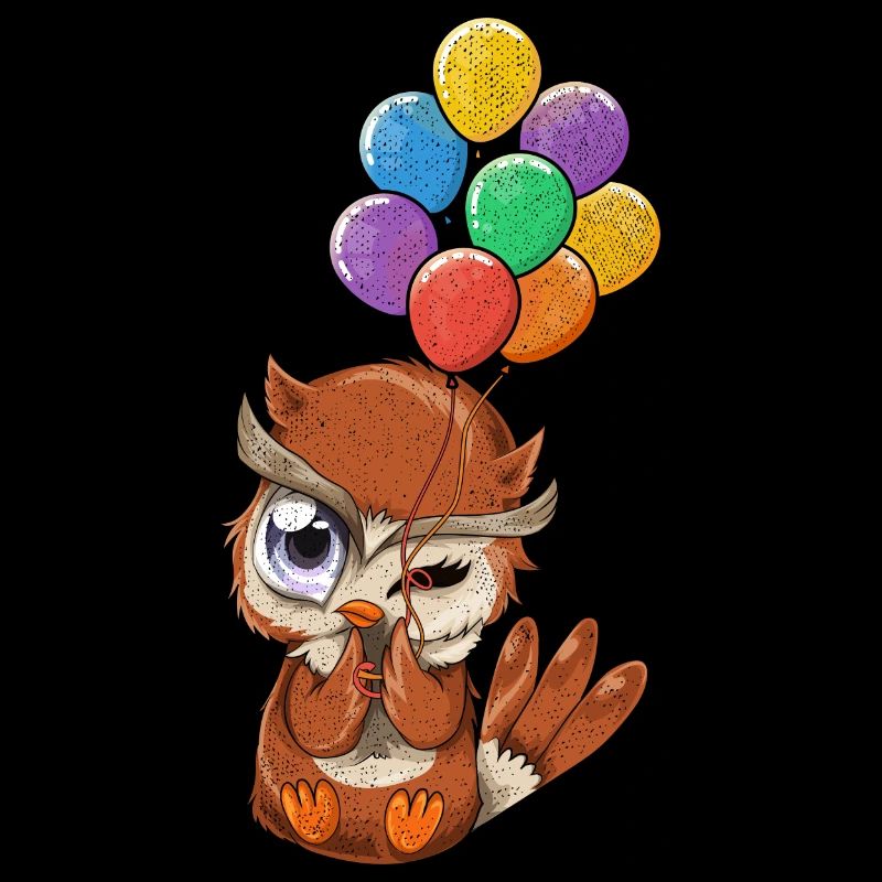 Weiser Vogel Wald Tier Geschenk Ballon Eule