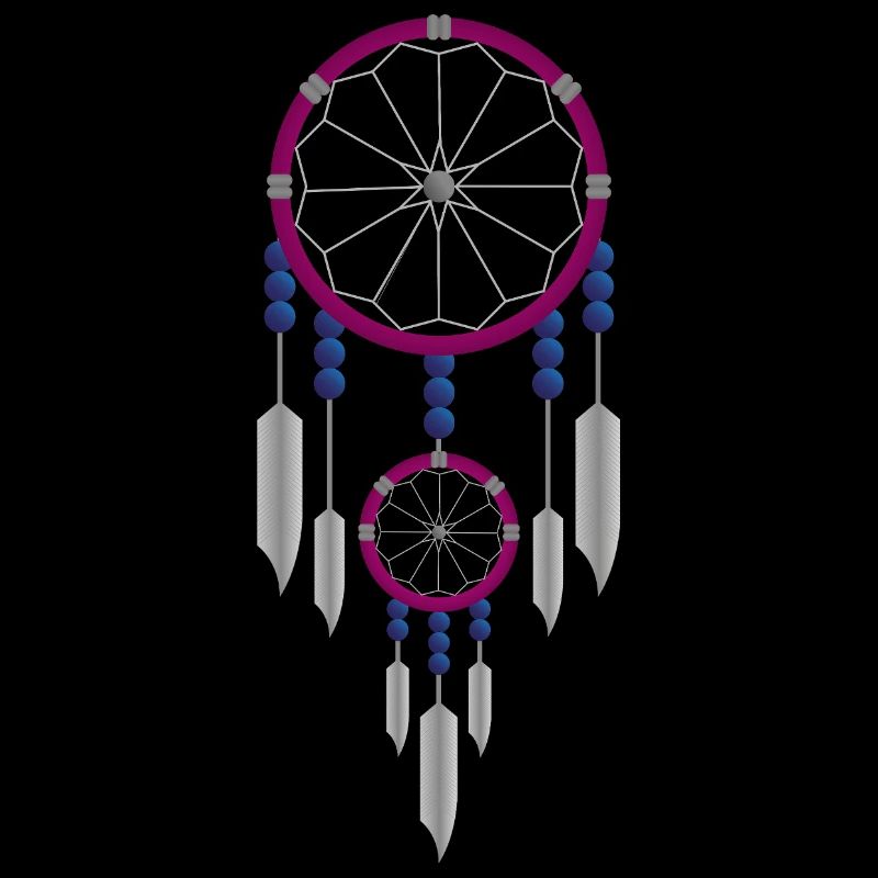 Lila-blauer Traumfänger