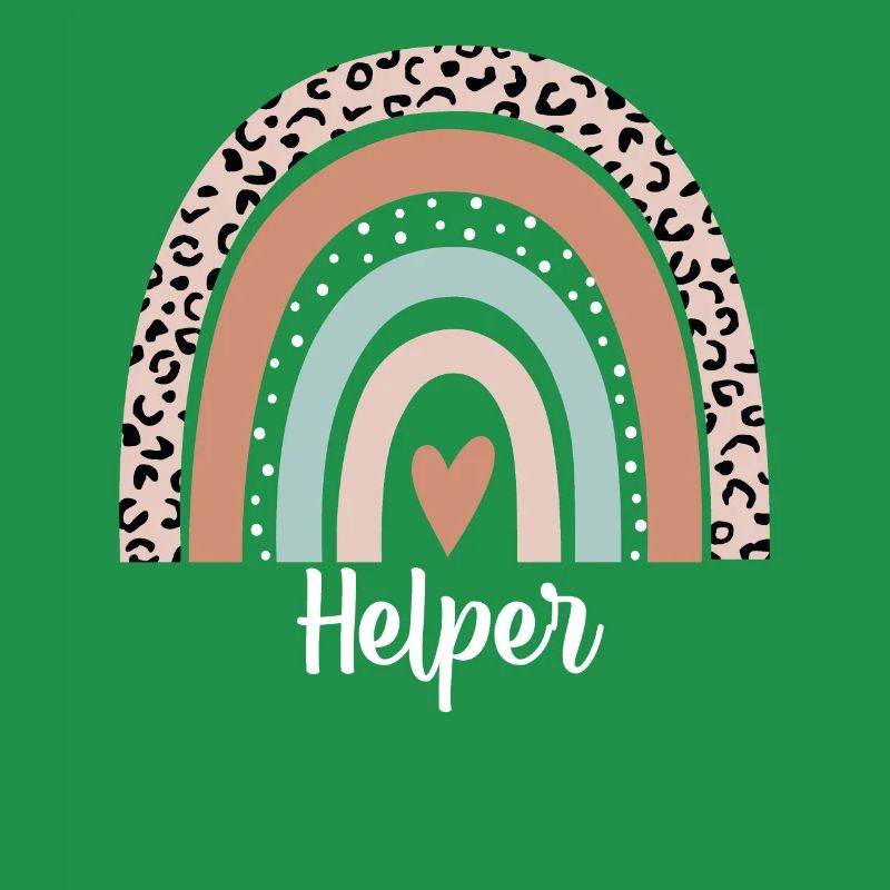 Helper Arc-en-ciel Léopard Funny Helper Appréciation