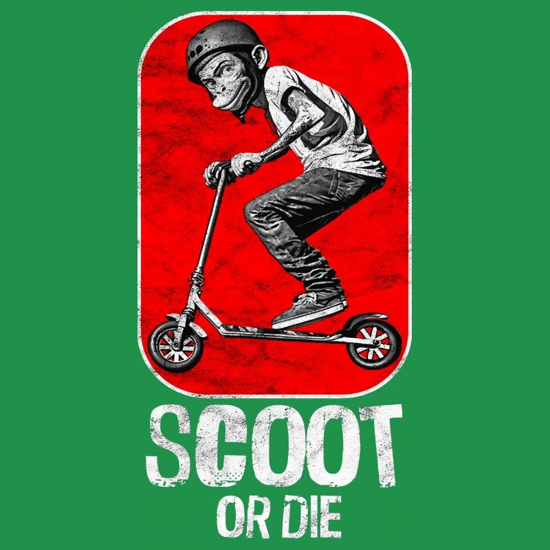 Stunt Scooter Monkey Does Tricks
