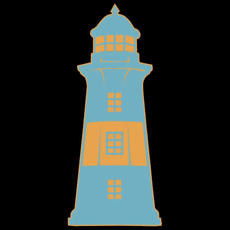 Lighthouse in the maritime coast