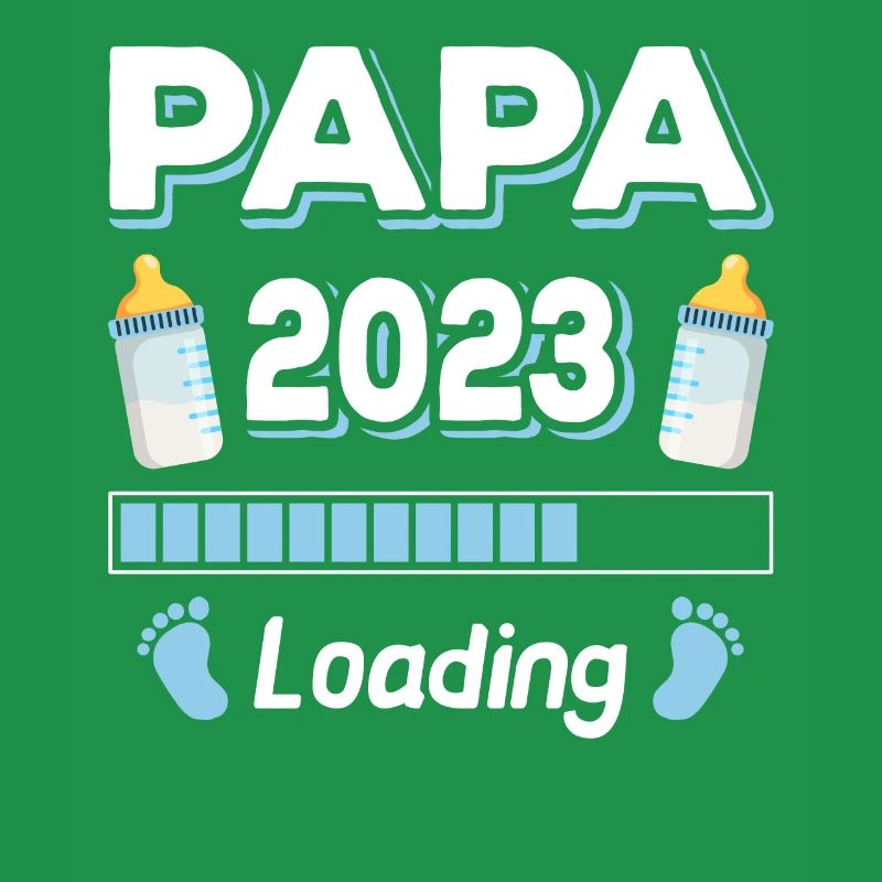 Papa Loading 2023 Vater Väter Vatertag