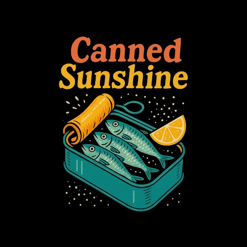 Canned Sunshine – Sardine Pop-Art Tea