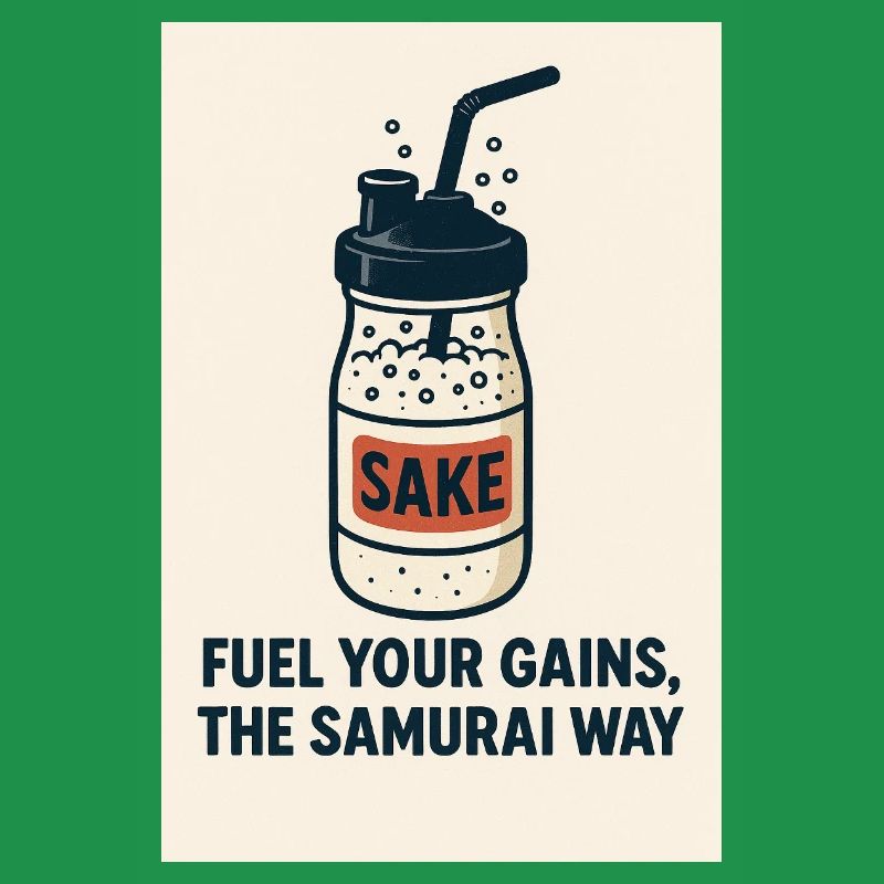 Saké et Gains Style Samurai