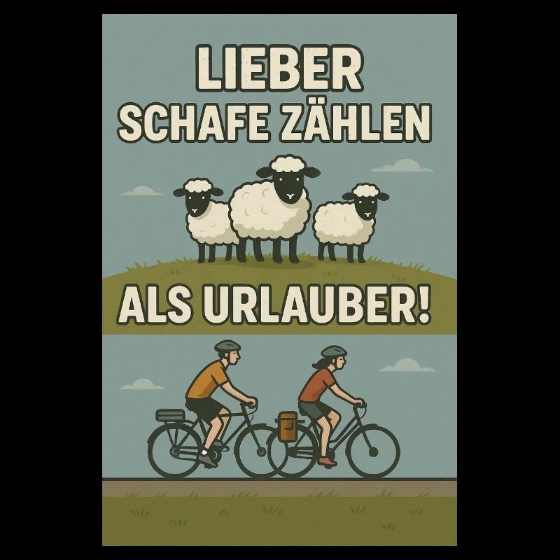 Lieber Schafe zählen als Urlauber