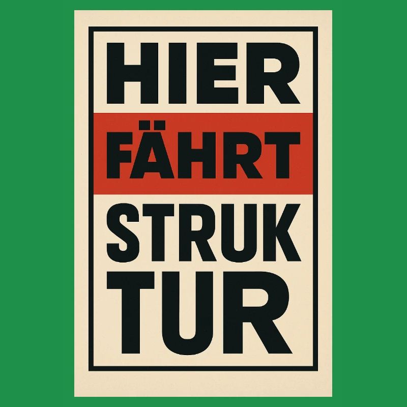 Here Drives Structure 1930s Poster