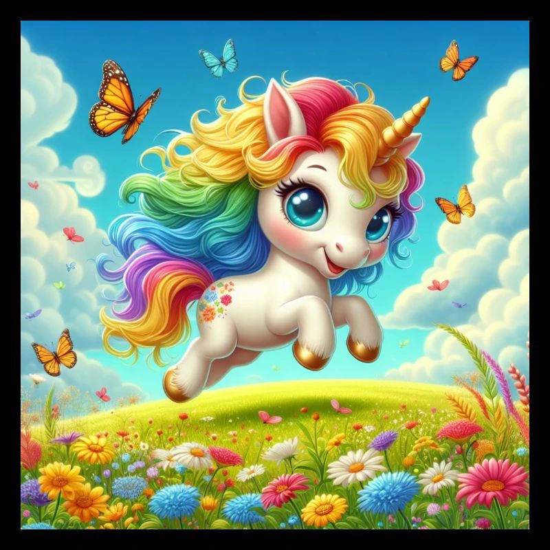 Regenbogenzauber Einhorn