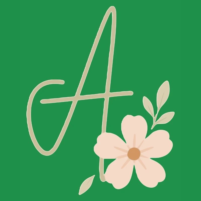 Monogramm Eine Blüte
