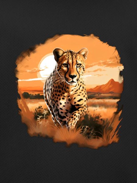 wunderschöner, rennender Gepard