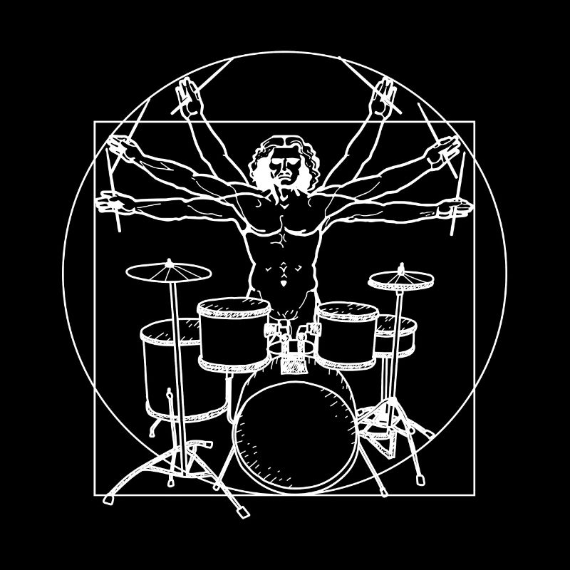 Drummer Schlagzeug Da Vinci Schlagzeuger
