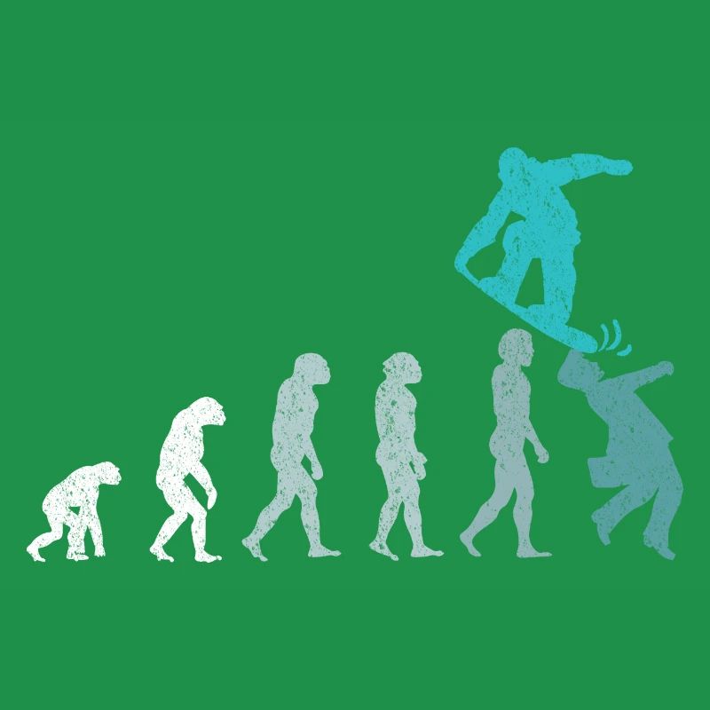 Snowboarder Evolution Snowboard Wintersport