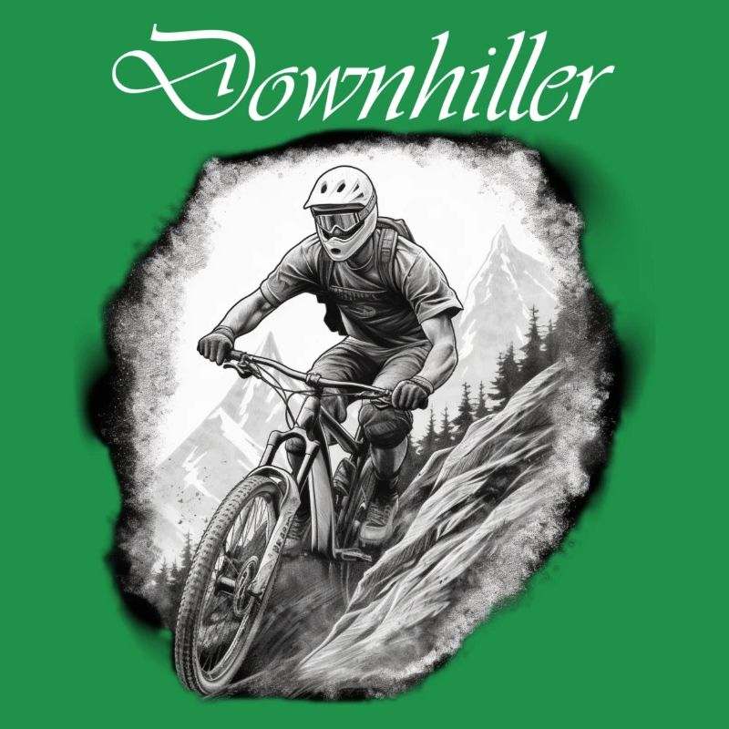 Downhiller white