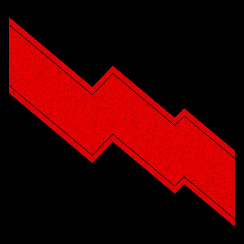 Roter Blitz Zeichen Geschenk