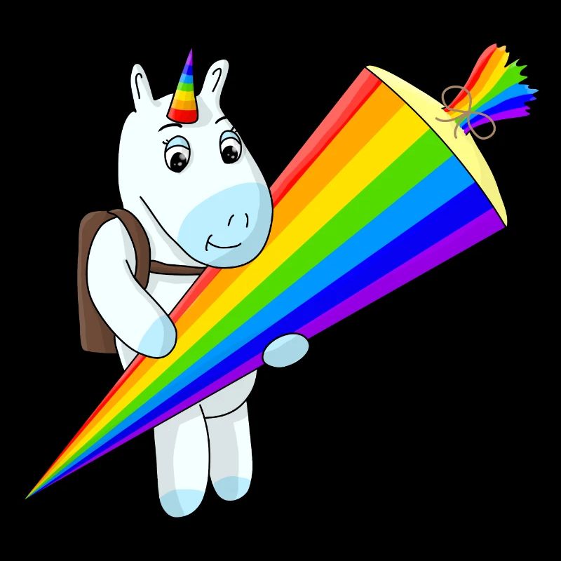 Einhorn Einschulung Schulbeginn Kinder