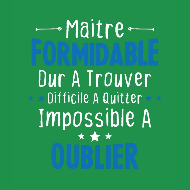Maître Formidable Idée Cadeau Maître D'école