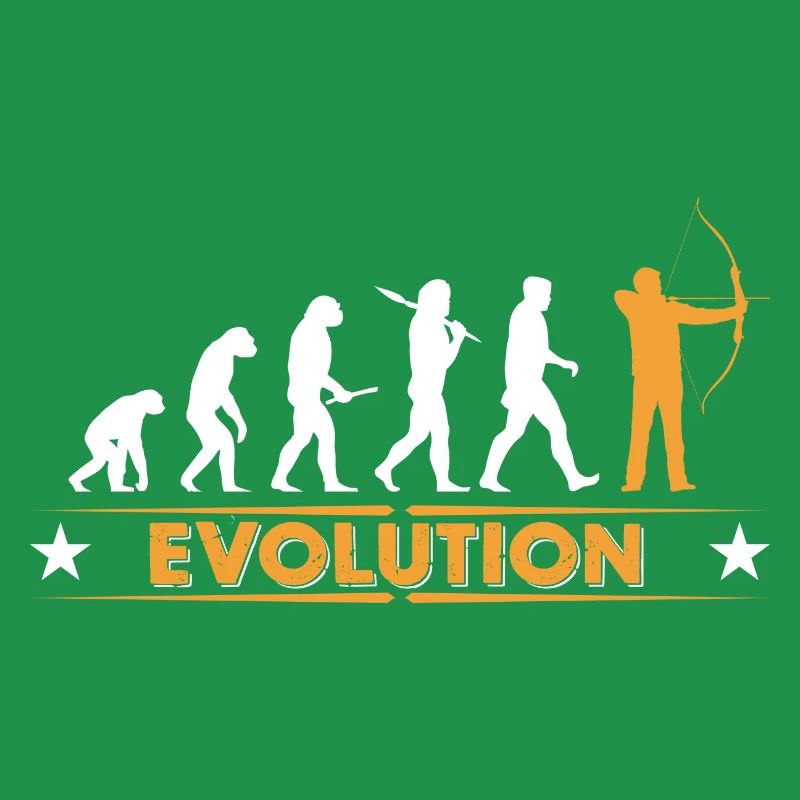 Bogenschiessen Evolution - orange/weiss