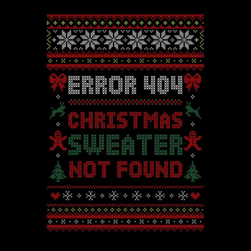 Error 404 - Christmas Sweater not found