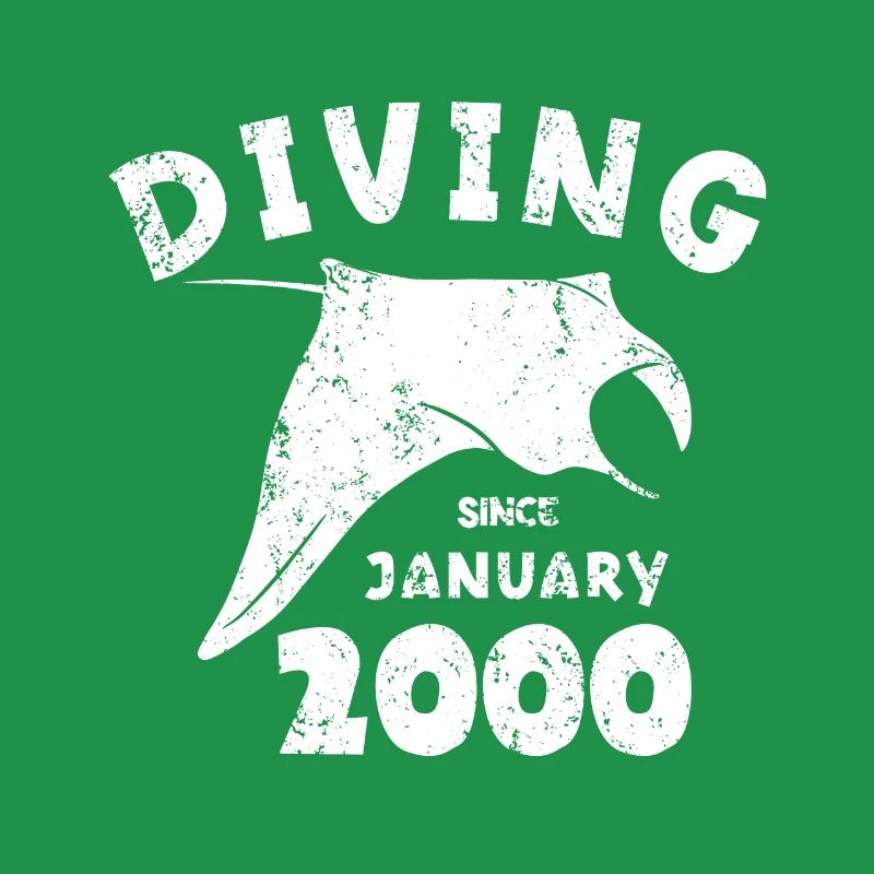 Diver Birthday - Diving since January 2000