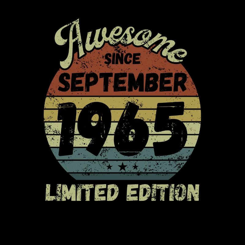 Awesome since September 1965 - Geburtstag