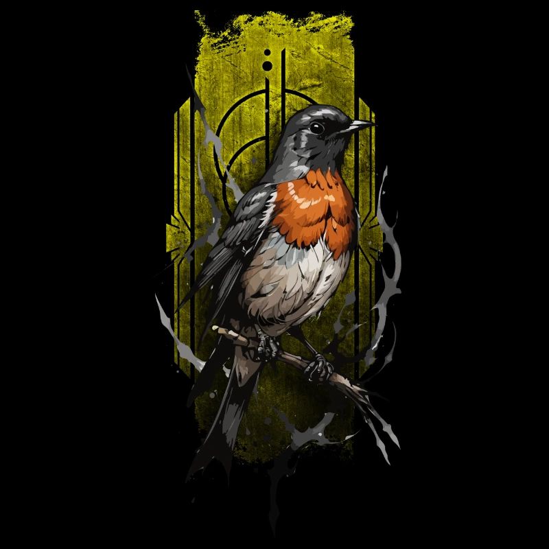 European Robin (Erithacus rubecula)