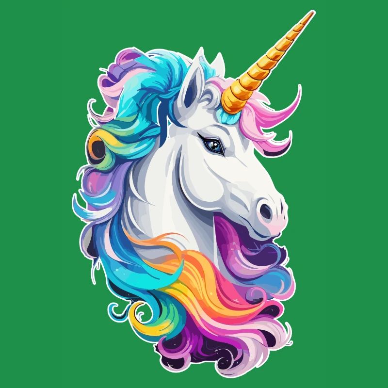 buntes Einhorn