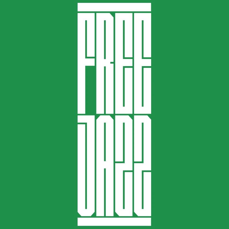 Conception typographique de jazz libre. Cadeau idéal pour le moderne