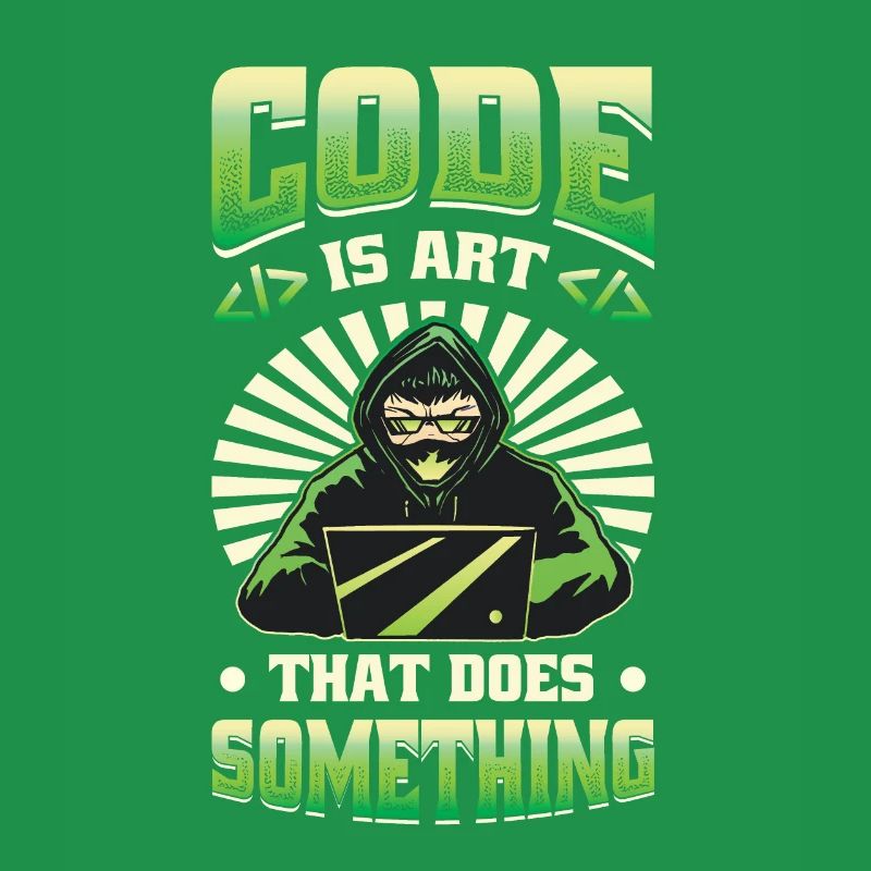 Code Ist Eine Kunst, Die Etwas Tut Programmierung