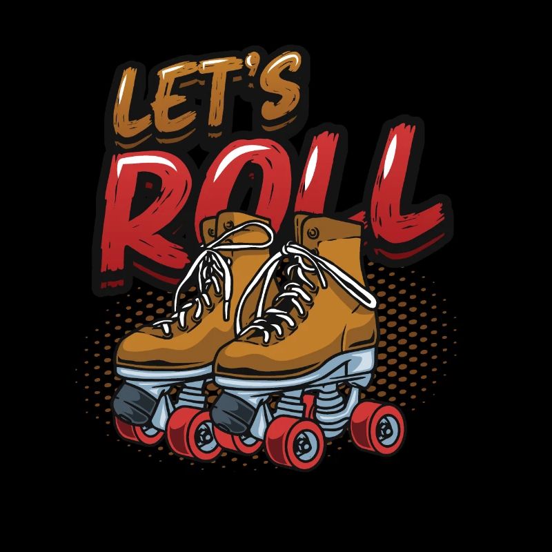 Let's Roll, Roller Blade Skating, Rollschuhläufer