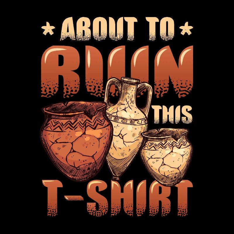 Pottery clay on ruining