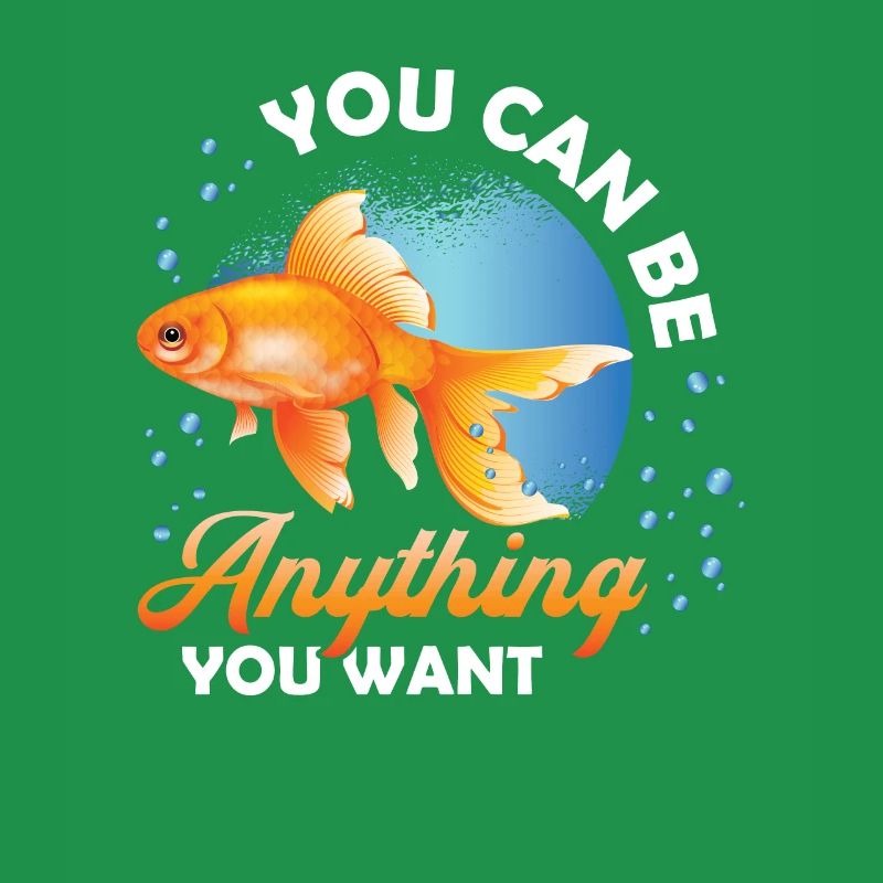 Goldfish Be A Shark, message de motivation