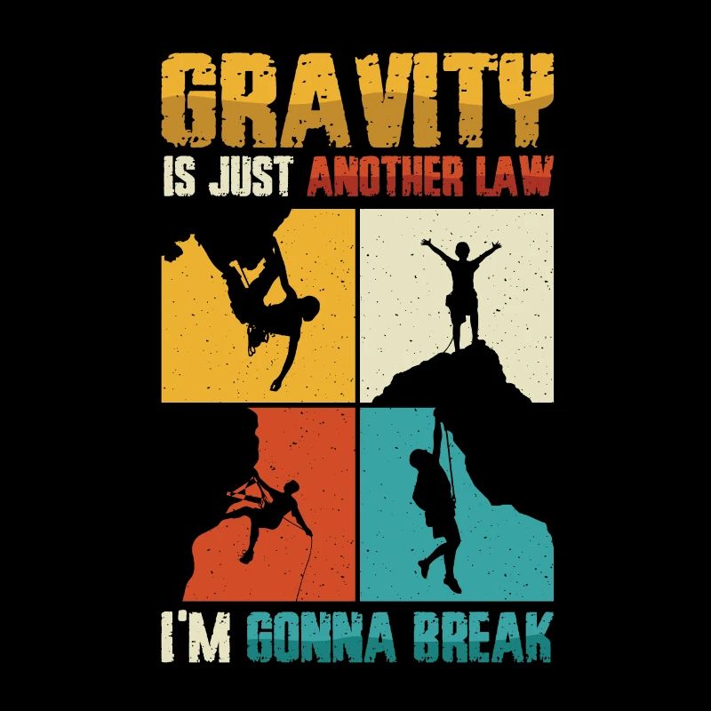 Bloc anti-gravité, escalade