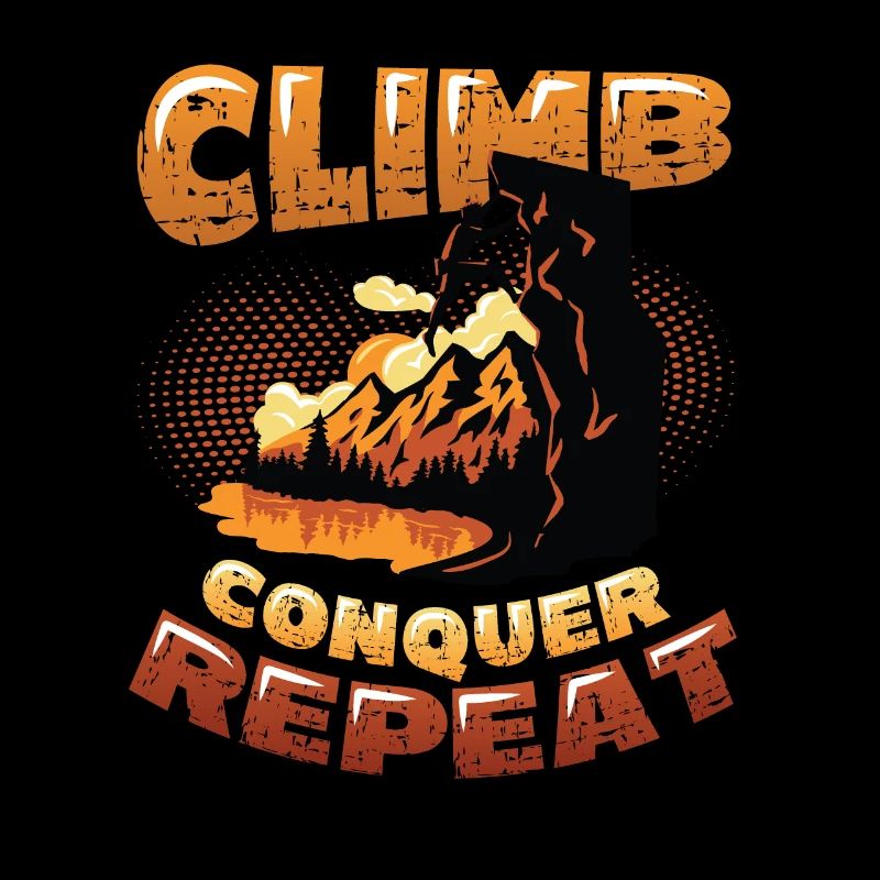 Climbing, conquering, repeating, mountaineering