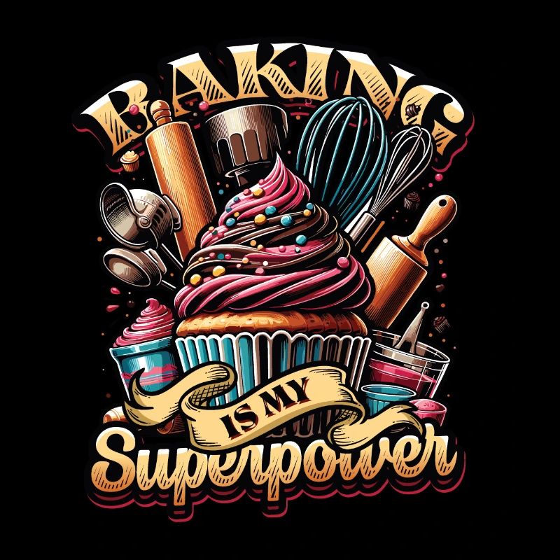 Baking Superpower Bäcker Nachtisch Konditor