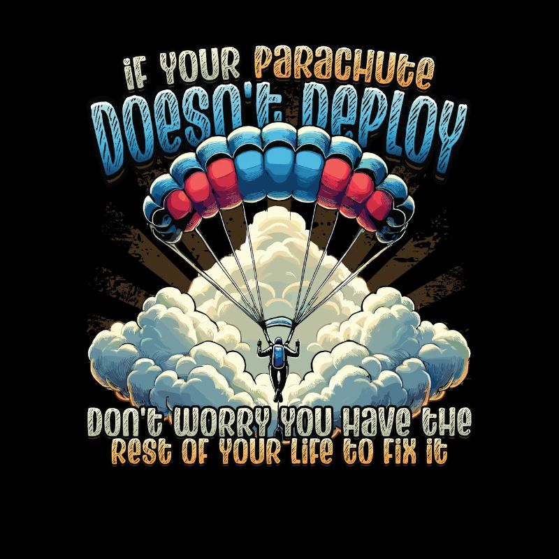 Parachutiste drôle