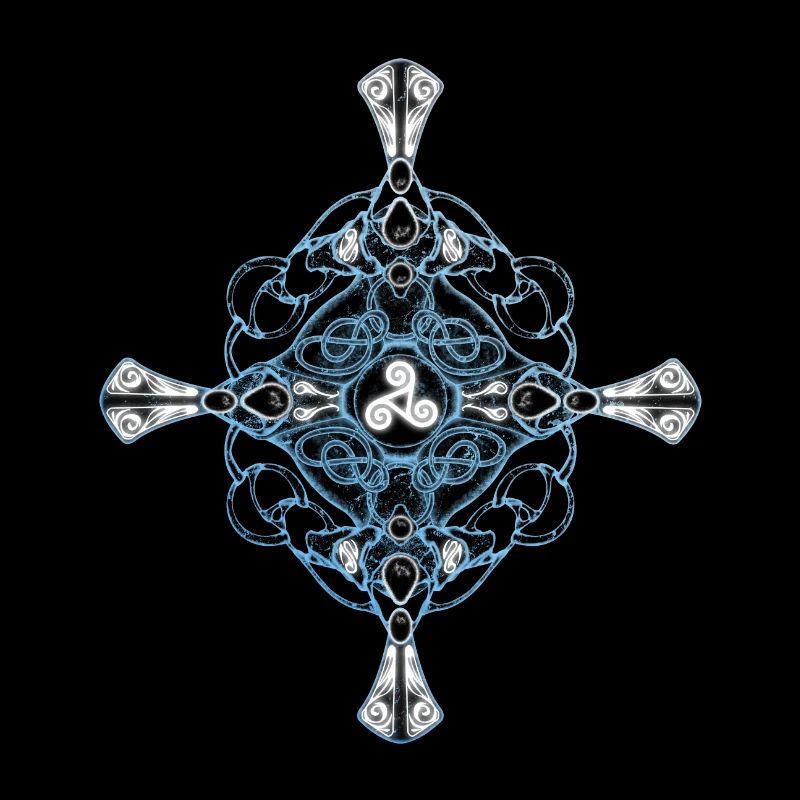 Celtic cross triskele
