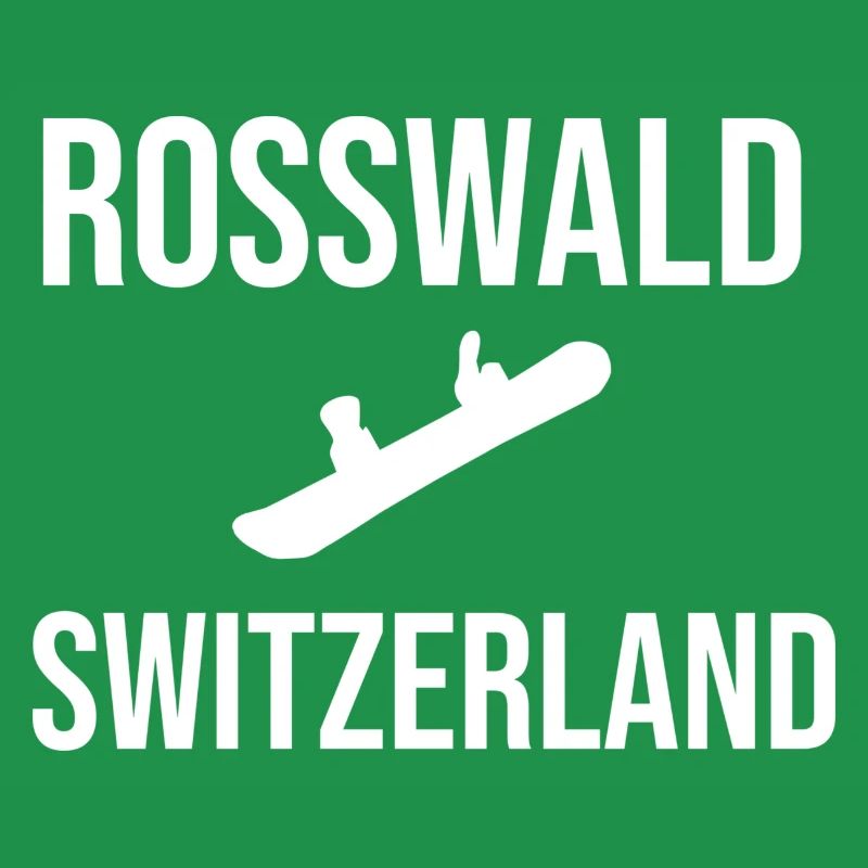 Rosswald Snowboard Souvenir Valais