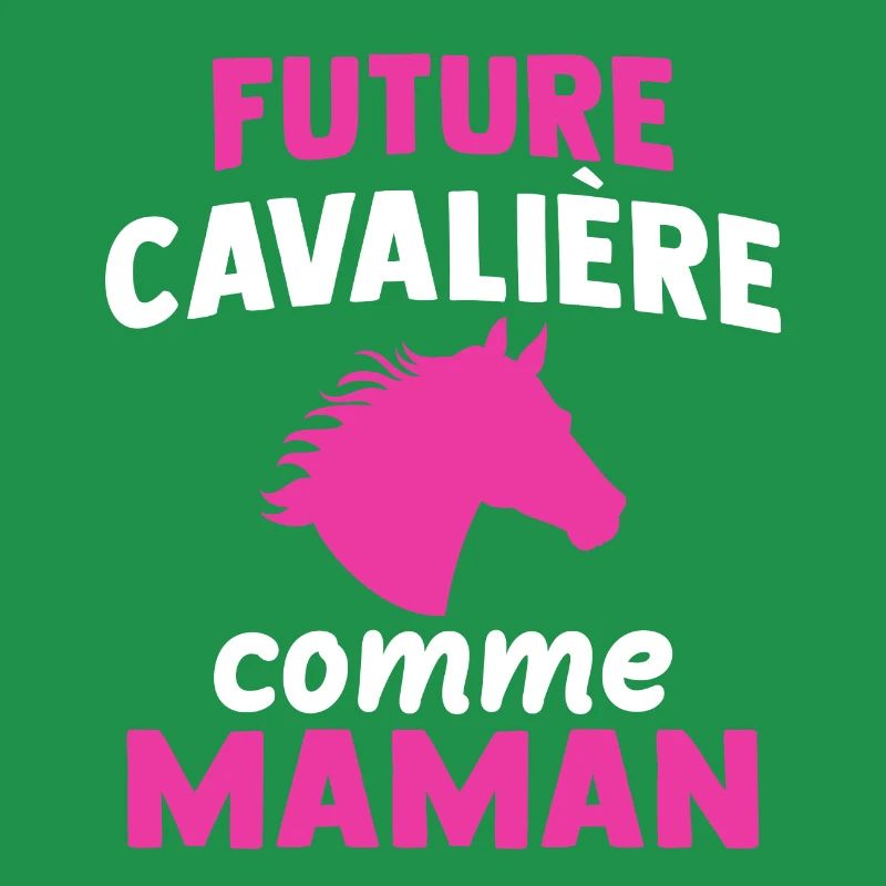 Future cavalière comme maman