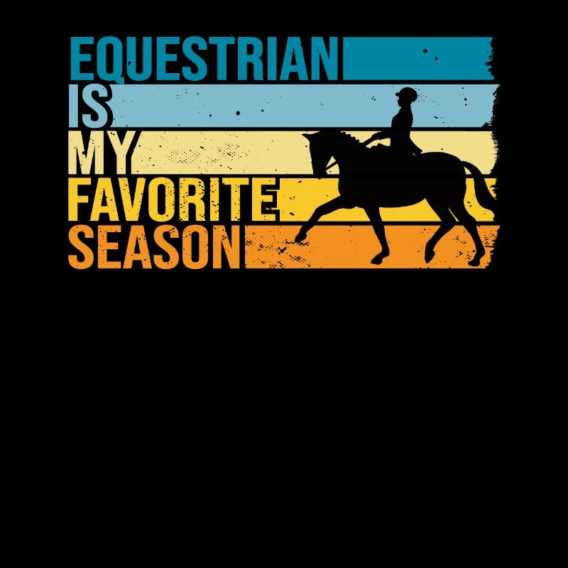 L’équitation est ma saison préférée