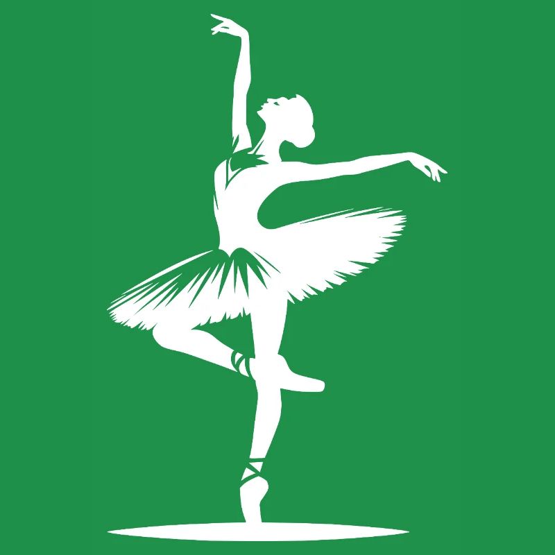 Ballerine dansante dans une pose de danse parfaite