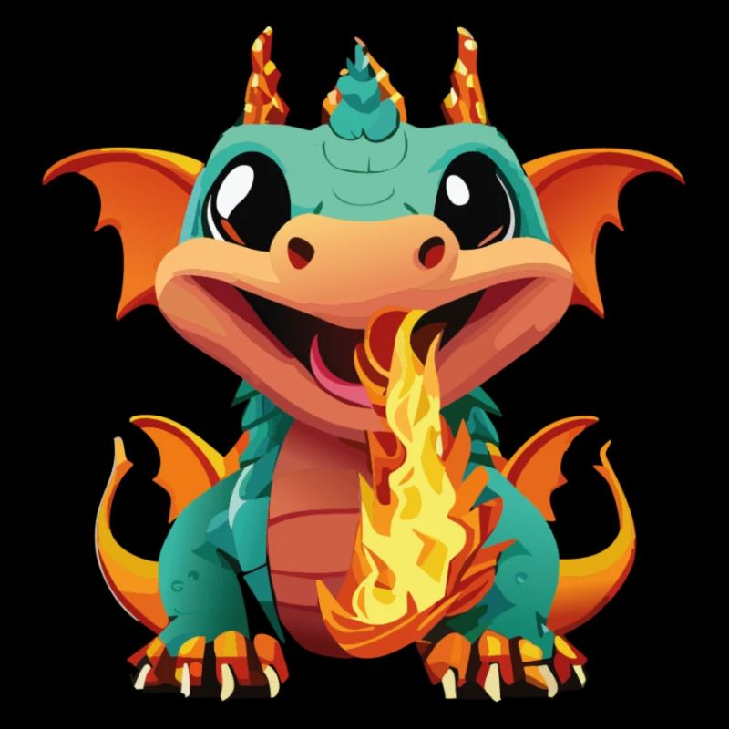 Petit bébé dragon mignon