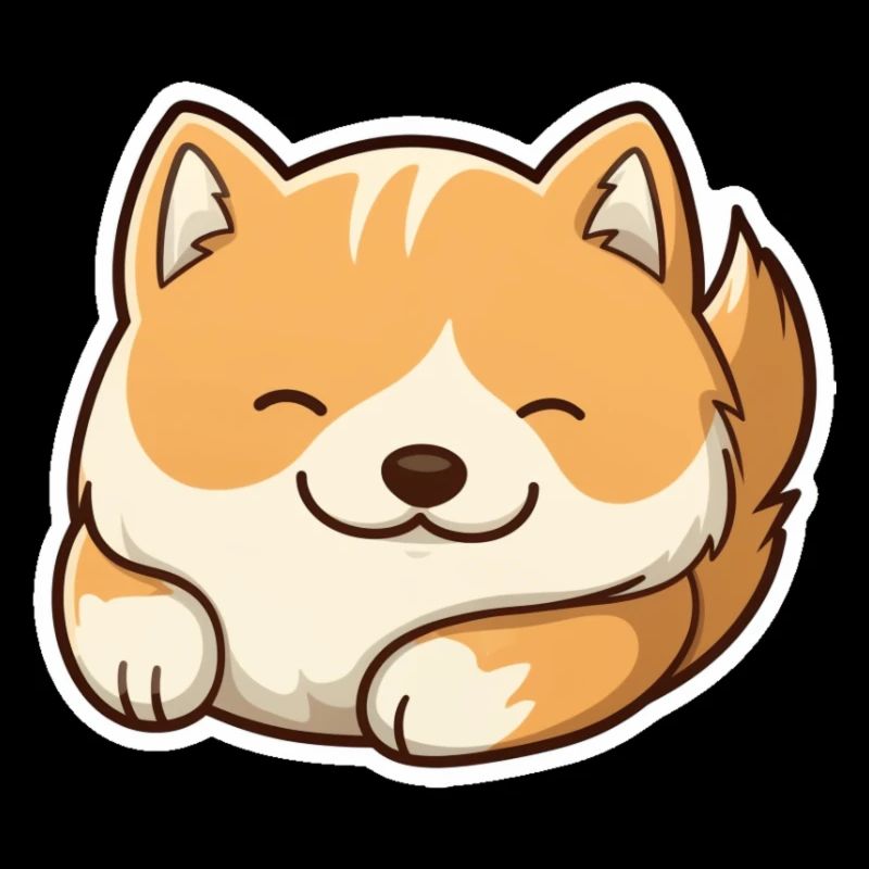 Shibas souriants : le repos joyeux