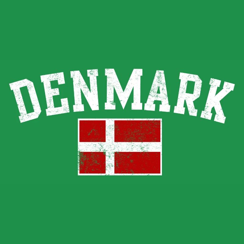 Typographie du drapeau arche du Danemark