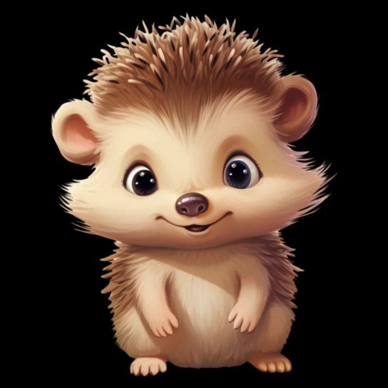 Cute hedgehog for babies and children