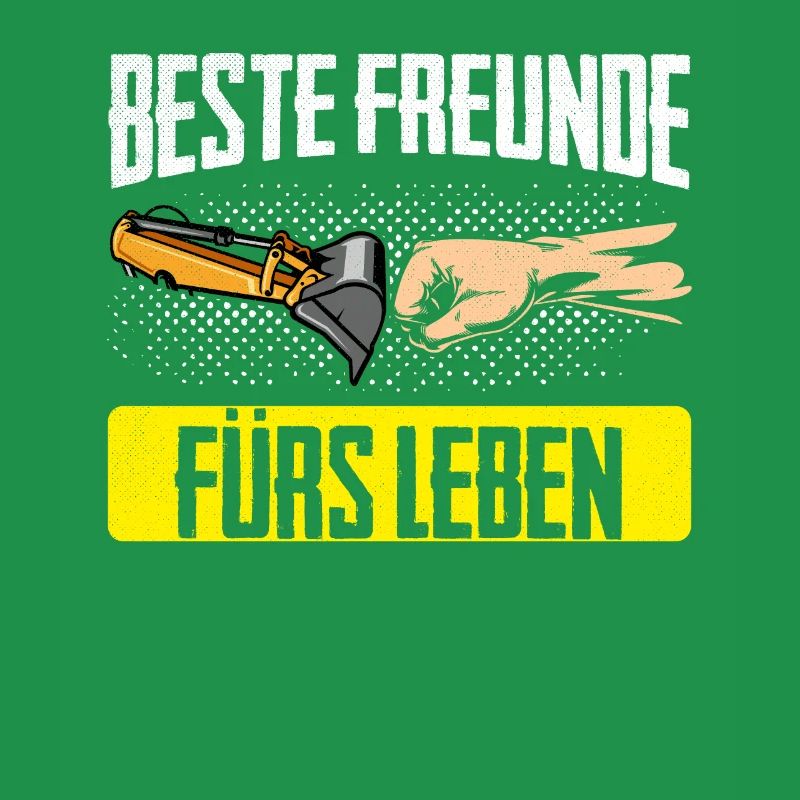 Beste Freunde Baggerfahrer Baggern Bagger Geschenk