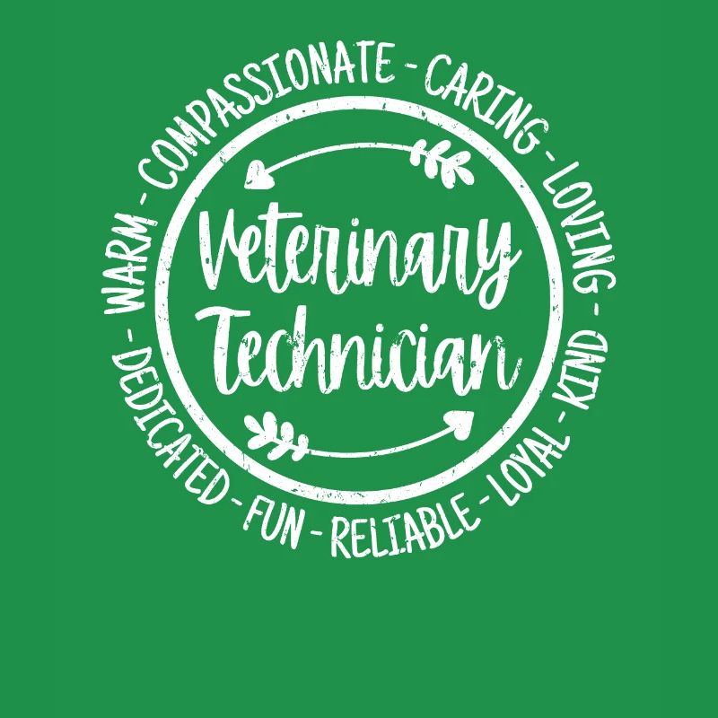 Veterinary Technician Vet Tech Vintage