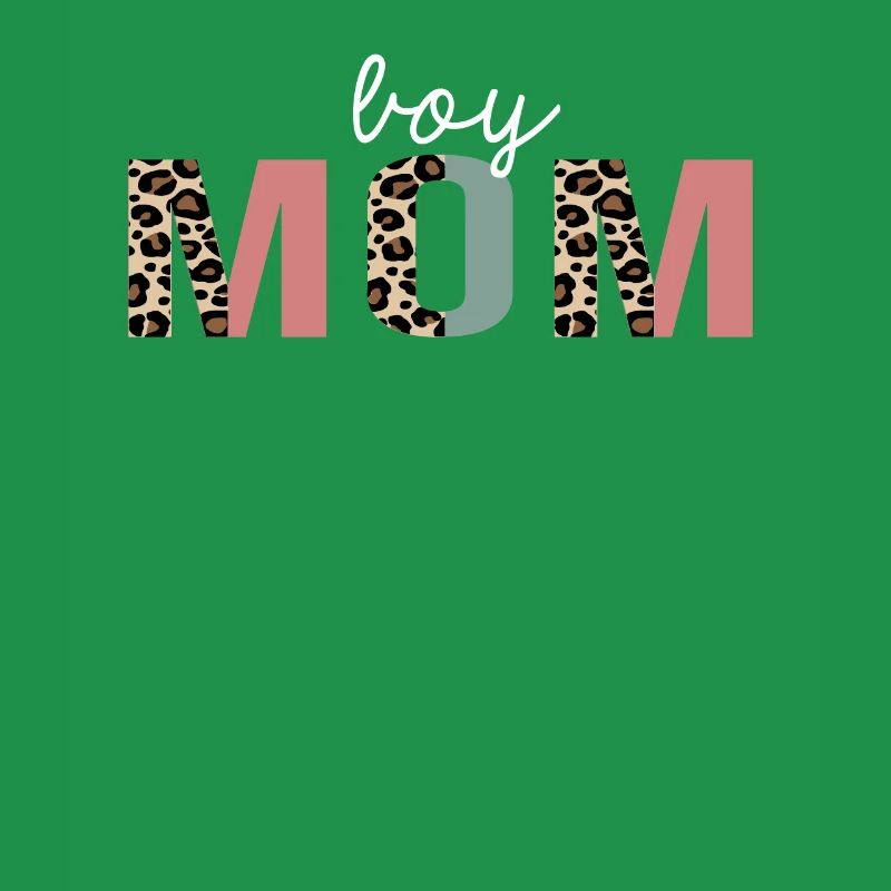 boy mom Leopard Print Funny Gift