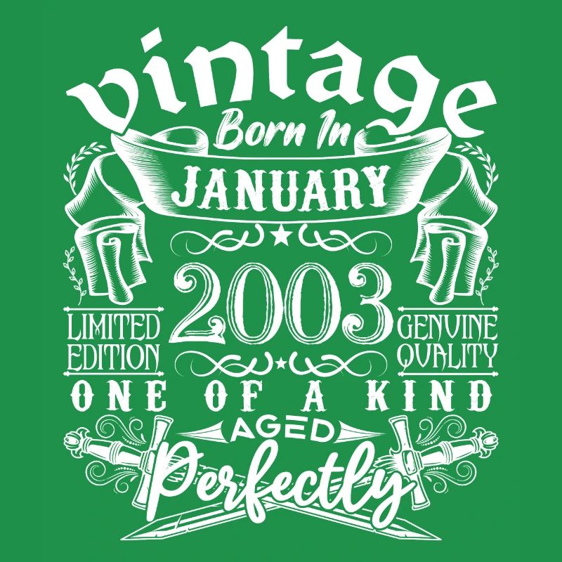 Janvier 2003 anniversaire Janvier 2003 January