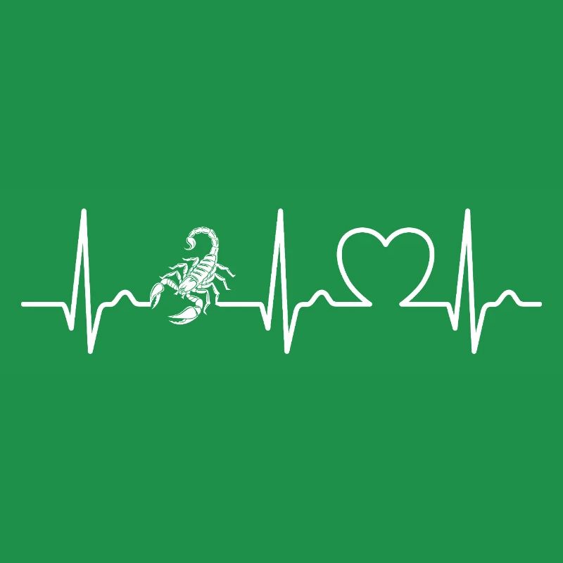 Scorpion - Dard empoisonné - Pouls - Courbe cardiaque - ECG
