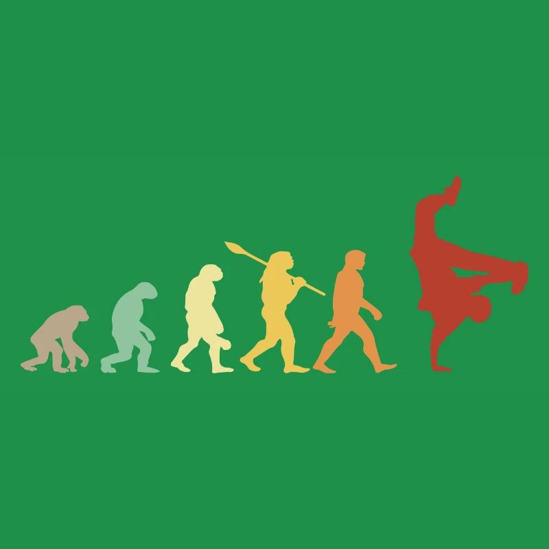 Evolution Hip Hop Breakdance - Hip Hop Geschenkidee