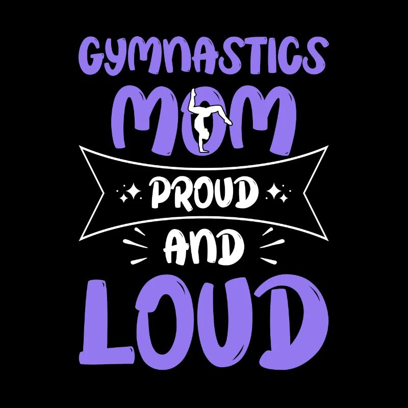 Stolze Gymnastik-Mutter